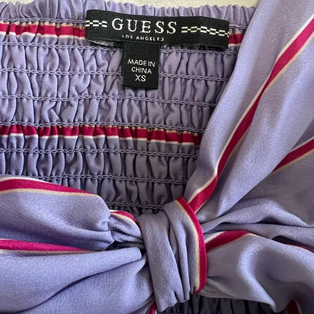 GUESS RUCHED CROPPED TOP - Picture 6 of 15